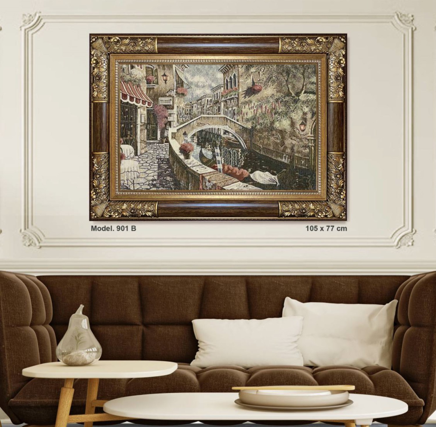 Classic  Goblin Fabric Tableau - Brown