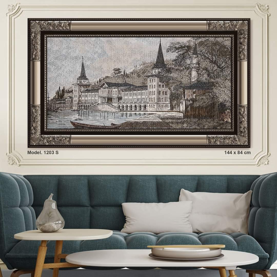 Classic  Goblin Fabric Tableau - Big - Silver